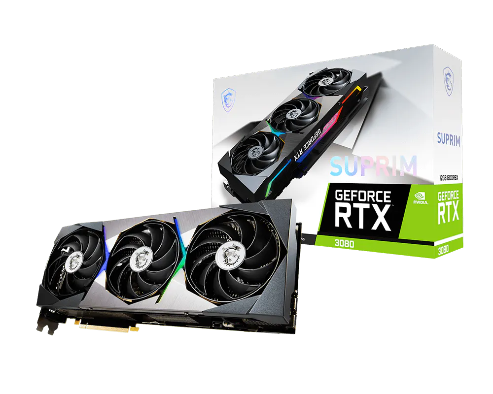 MSI GeForce RTX 3080 SUPRIM 12G LHR